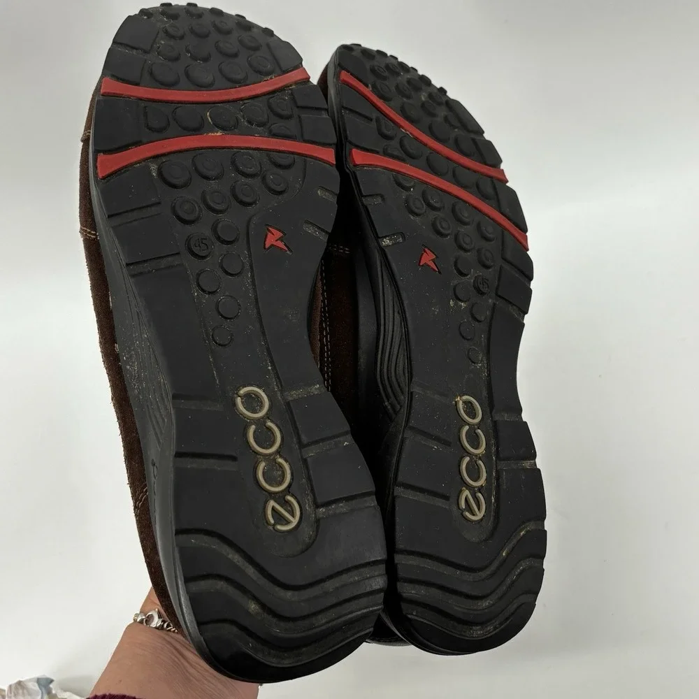 Ecco‎ Shoes Comfort Gel WallJogging  Brown Lace Up 1